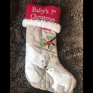 Pottery Barn Kids Baby’s 1st Christmas Stocking